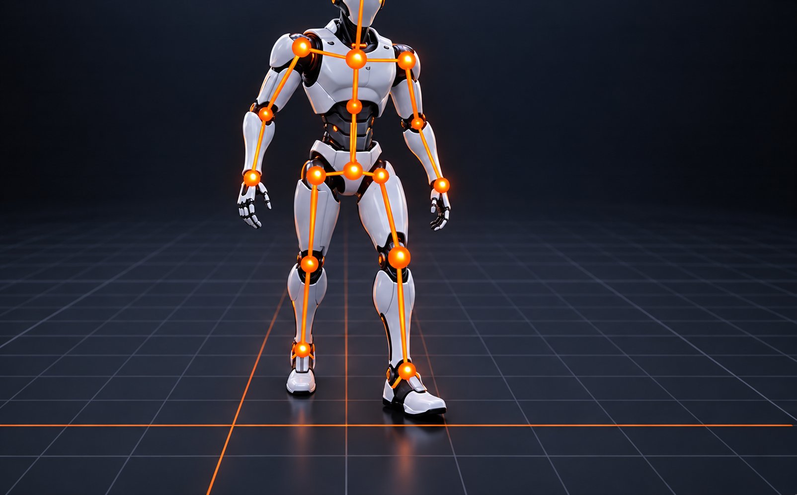 Sample rigged robot model